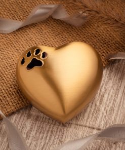 ÁNFORA CORAZÓN BRONCE